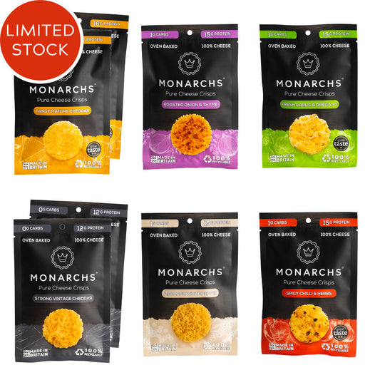 Cheese Crisps Mixed Taster Bundle - (8 Pack)