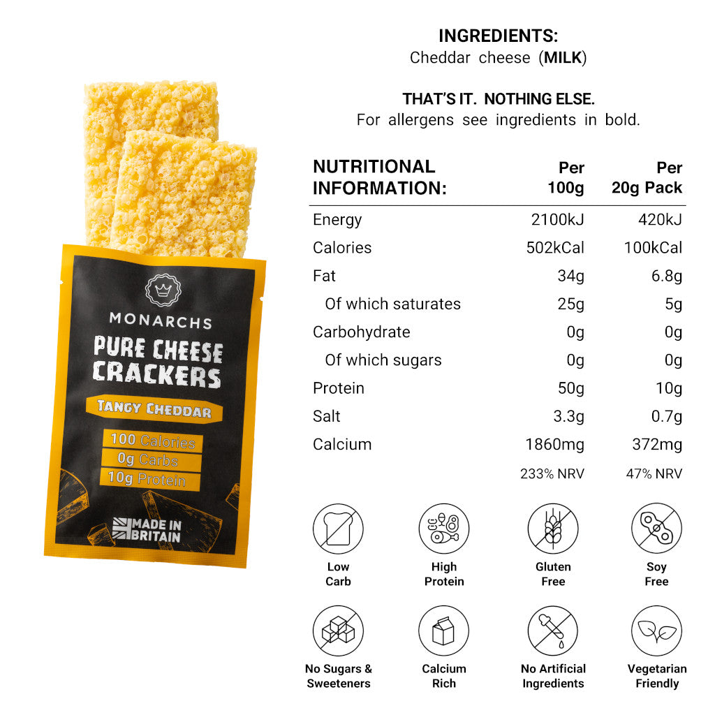 Tangy Cheddar Cheese Crackers - (10 Pack)