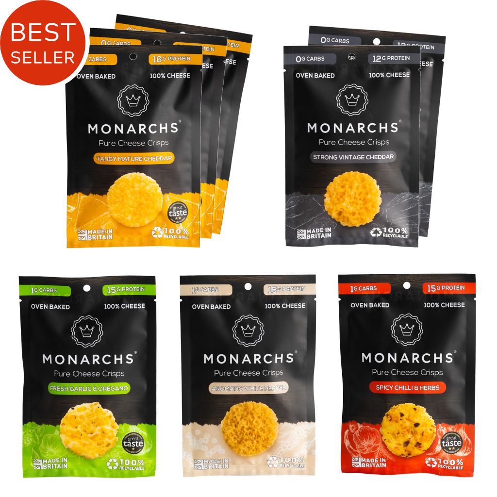 Cheese Crisps Mixed Taster Bundle - (8 Pack)